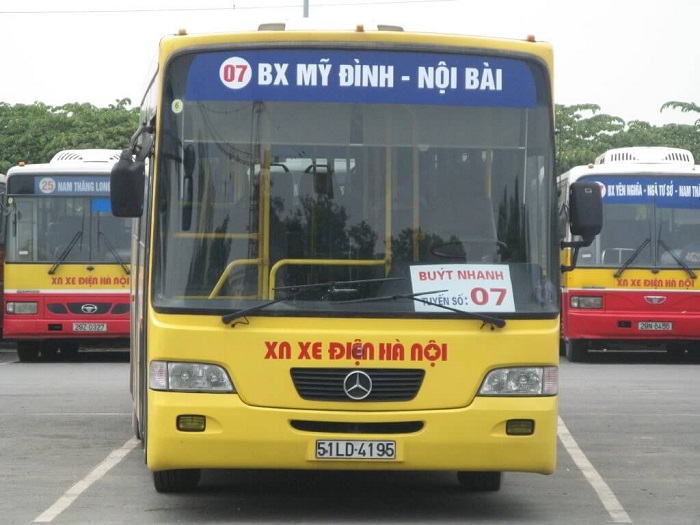 Di chuyển từ bến xe Mỹ Đình đến sân bay Nội Bài bằng xe bus