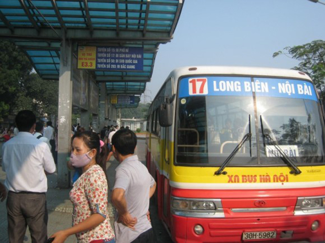 Đi xe bus từ sân bay Nội Bài về bến xe Gia Lâm