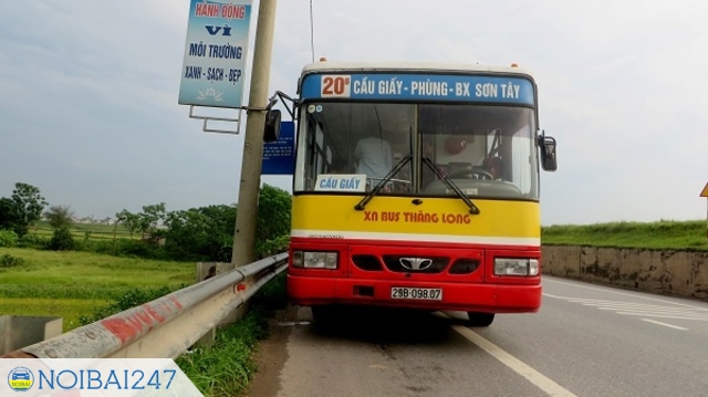 Xe bus Nội Bài bến xe Sơn Tây