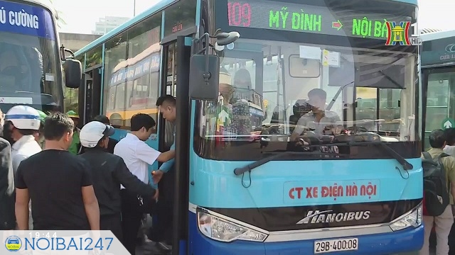 Cách đi xe bus từ sân bay Nội Bài về bến xe Mỹ Đình - Đi xe bus 109