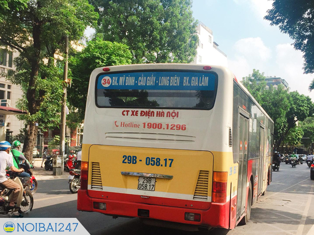 Cách đi xe bus từ sân bay Nội Bài về bến xe Mỹ Đình - Đi xe bus 34