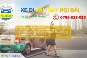 Xe đưa đón sân bay nội bài giá rẻ