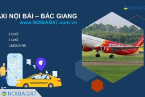 Giá cước taxi từ sân bay Nội Bài đi Bắc Giang
