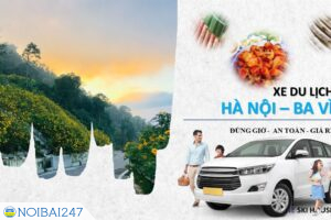 Xe đi từ Hà Nội đến Ba Vì chỉ với một tiếng đồng hồ