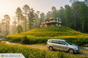 Thuê xe về của Noibai247 đi Ba Vì