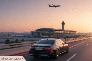 Phí thuê xe đi sân bay nội bài