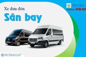 Xe 16 chỗ đưa đón sân bay