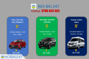 Xe đưa đón sân bay nội bài giá rẻ