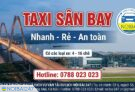 Đặt taxi Nội Bài nhanh nhất