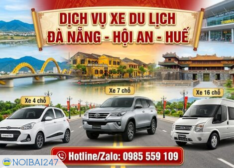 Bạn đang chuẩn bị khám phá miền Trung với những địa điểm nổi tiếng như Đà Nẵng, Hội An hay Huế, thì lựa chọn một dịch vụ xe uy tín