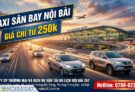 Thuê Xe Taxi Từ Sân Bay Nội Bài Về Hà Nội