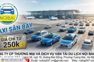 Thuê xe taxi từ sân bay về hà nội