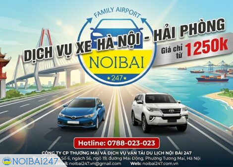 Dịch vụ xe có lái từ Hà Nội đi Hải Phòng
