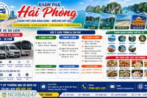 🌊 Khám phá Hải Phòng – Thành phố hoa phượng đỏ cùng Nội Bài 247