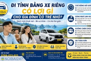 Đi tỉnh bằng xe riêng có lợi gì cho gia đình có trẻ nhỏ?