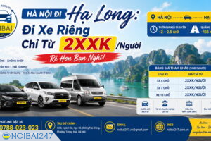 Hà Nội đi Hạ Long: Đi xe riêng chỉ từ 2xxK / người – Rẻ hơn bạn nghĩ!