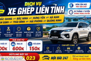 Dịch vụ xe ghép liên tỉnh
