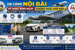 Hạ cánh Nội Bài – Về Ninh Bình ngay, không phải chờ đợi!