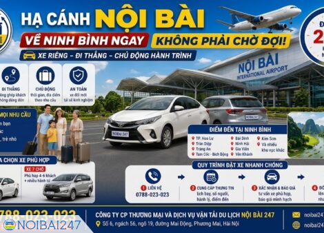 Hạ cánh Nội Bài – Về Ninh Bình ngay, không phải chờ đợi!
