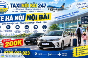 Xe Hà Nội – Nội Bài: Đặt xe sân bay nhanh chóng, thuận tiện