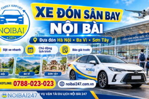 Dịch vụ xe đón sân bay Nội Bài – Chủ động trong mọi hành trình