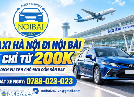 Dịch vụ xe đưa đón sân bay Nội Bài chỉ từ 200K – Đặt trước để chủ động chi phí