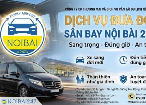 Dịch vụ xe 7 chỗ chất lượng cao: Tuyến Nội Bài – Bắc Ninh, Hà Nội, Nam Định, Thanh Hóa